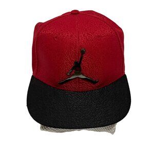 Air Jordan Snapback Hat Red & Black Cap Jumpman Adjustable Basketball Youth